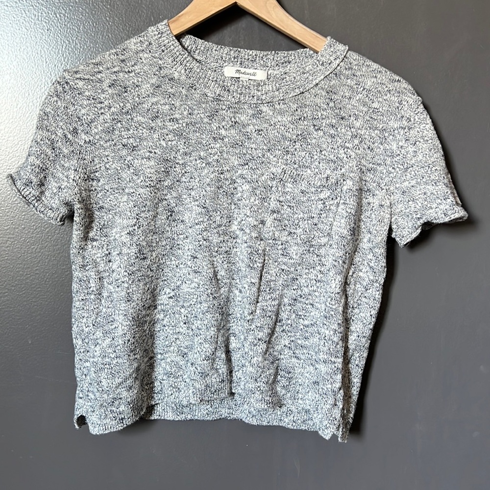 Madewell 100% cotton sweater shirt with pocket